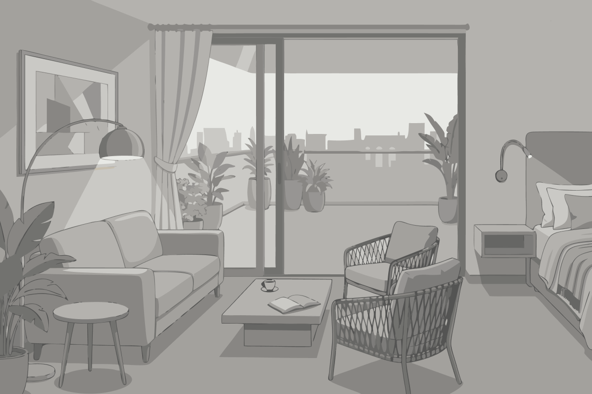 Apartament cu vedere la munte